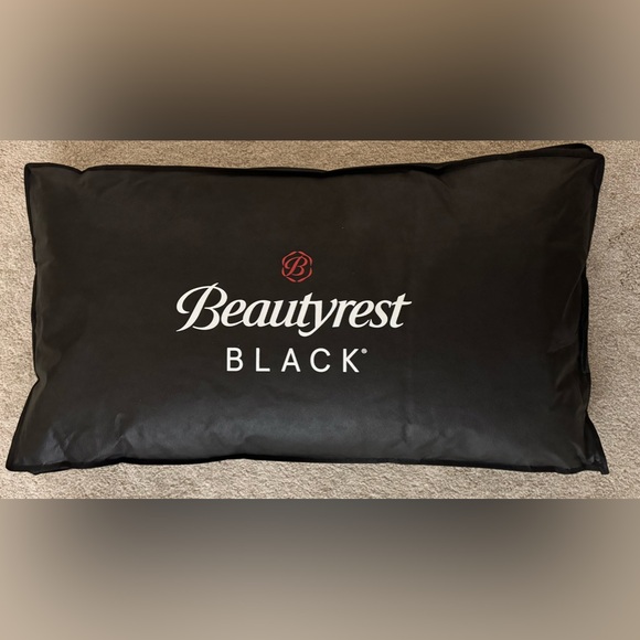 🎉LAST PIECE🎉 BEAUTY REST BLACK Luxurious Down And Feather Blend Pillow - Picture 7 of 10